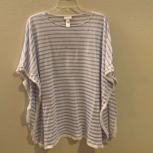 JJill Linen Poncho